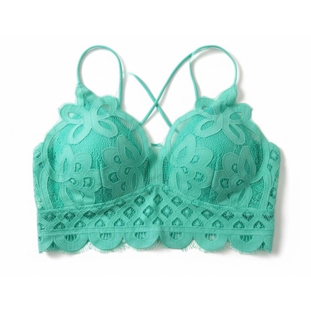 Mint green bralette